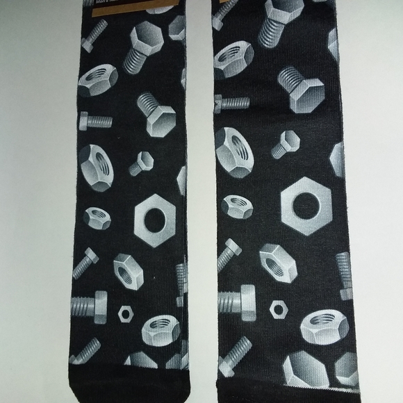 2/$10 Set of Nuts & Bolts Socks - Picture 5 of 7
